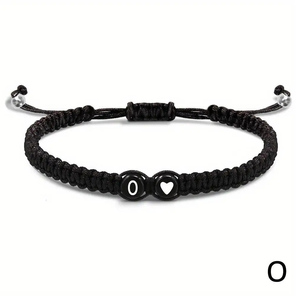 Initial Heart Friendship Bracelet (A-Z)