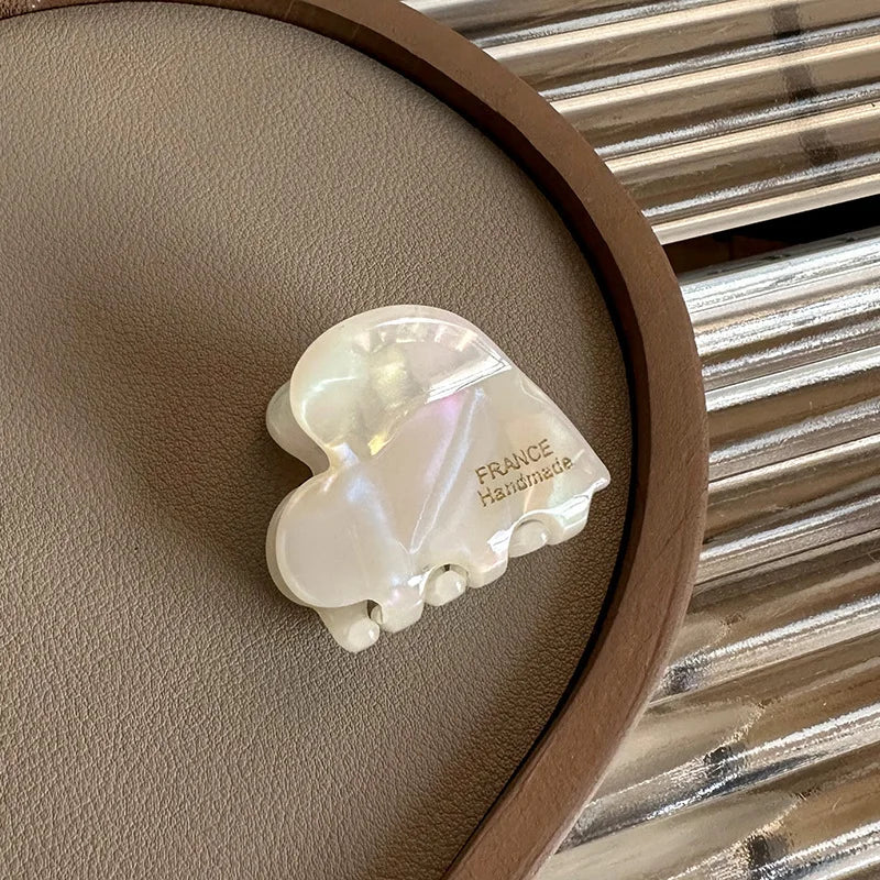 Mini Heart Claw Clips