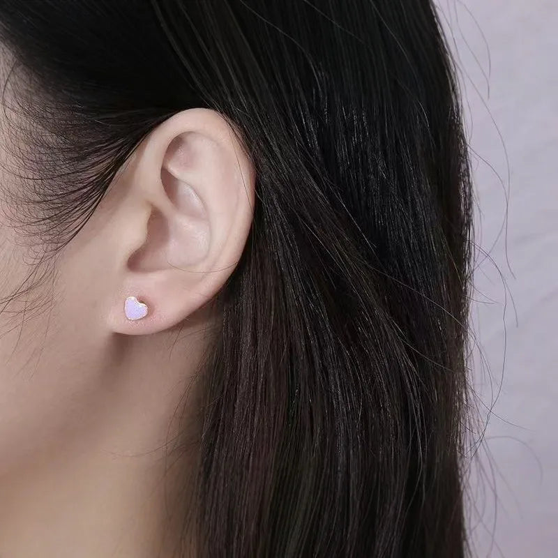 Hypoallergenic Mini Heart Studs