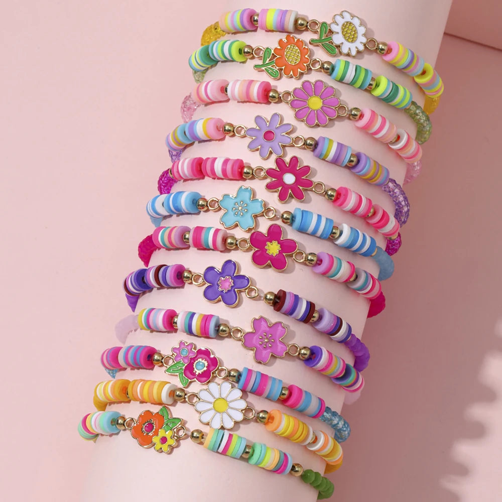 Unicorn & Kitty Charm Bracelets (12 pcs)