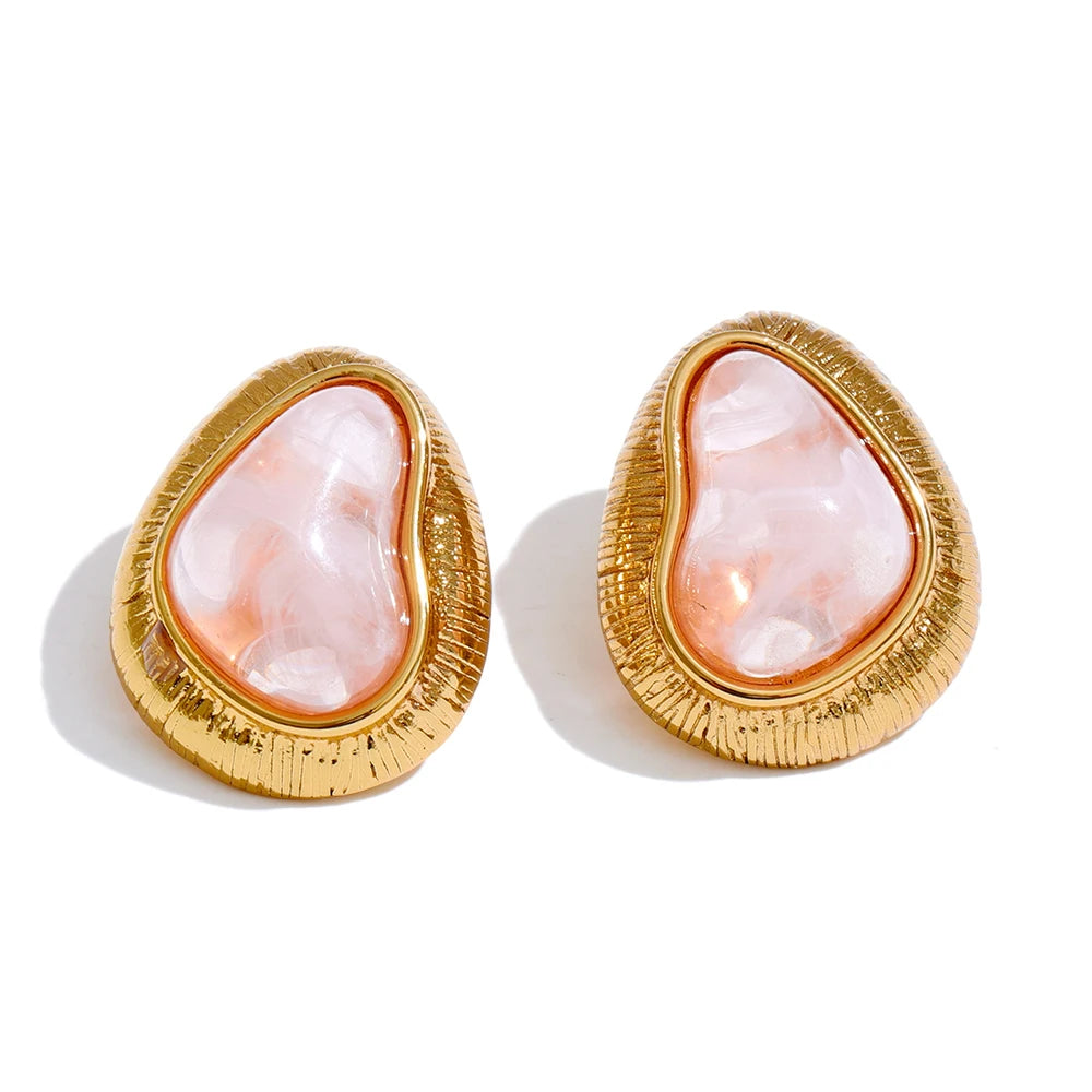 Candy Heart Stud Earrings