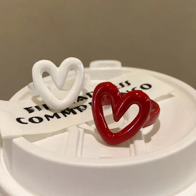 Sweet Heart Enamel Ring