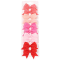 Ribbon Bow Hair Clips (10 pcs)