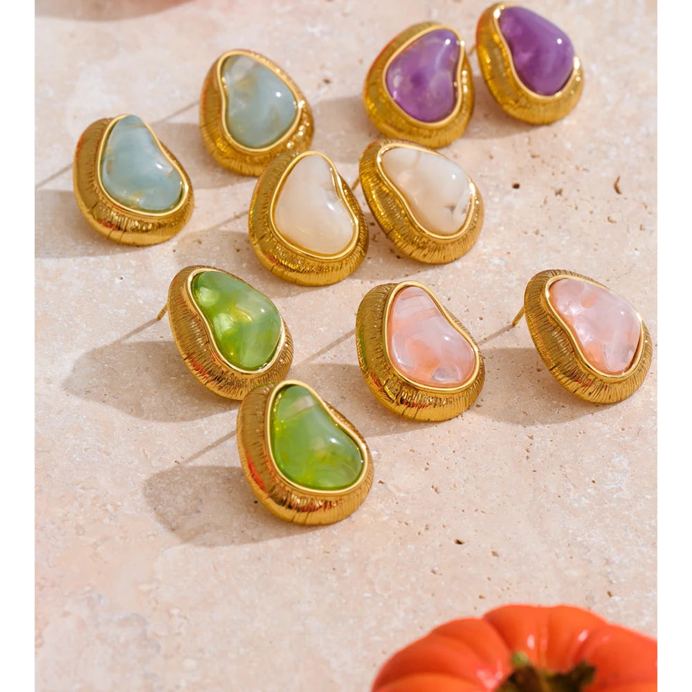 Candy Heart Stud Earrings