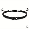 Initial Heart Friendship Bracelet (A-Z)