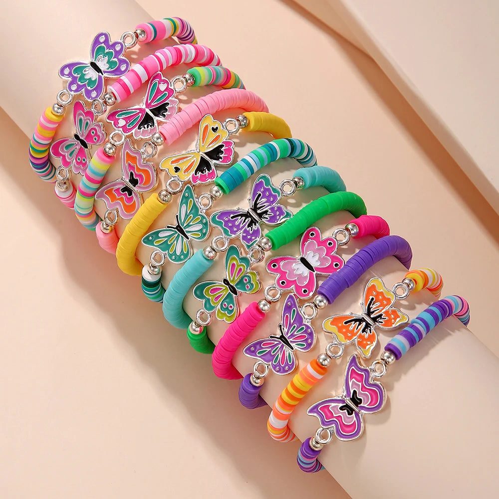 Unicorn & Kitty Charm Bracelets (12 pcs)