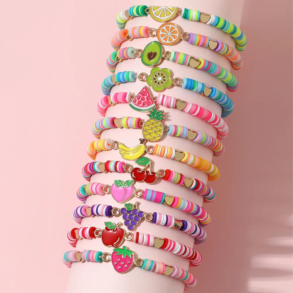 Unicorn & Kitty Charm Bracelets (12 pcs)