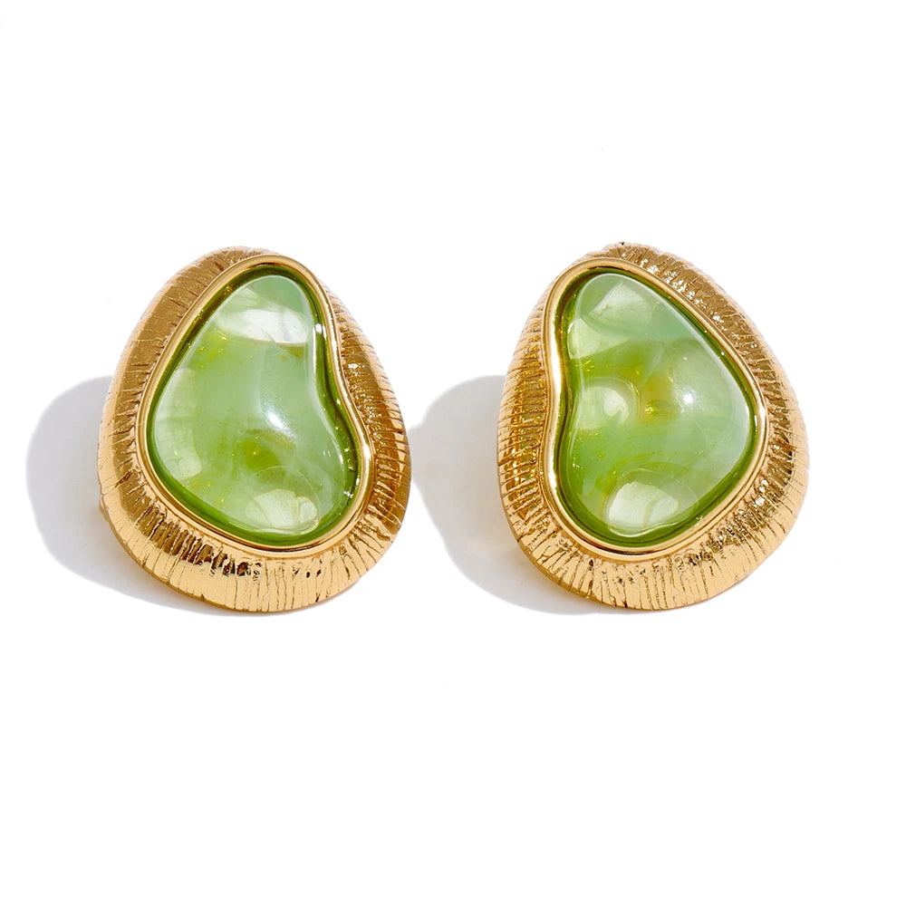 Candy Heart Stud Earrings