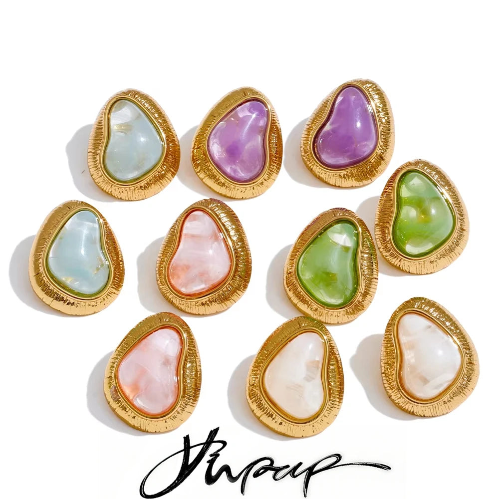 Candy Heart Stud Earrings